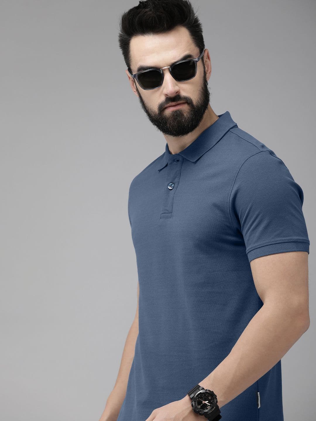 The Roadster Life Co. Men Cotton Polo Collar T-shirt - view 1