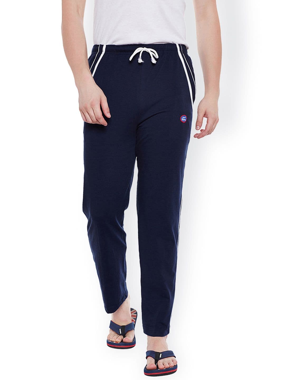 MACK JONNEY Men Navy Blue Solid Lounge Pants - view 1