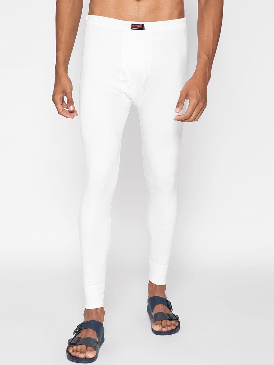 SPORTO Men White Ultima Ultra-Thin Feather-Soft Thermal Bottom - view 1