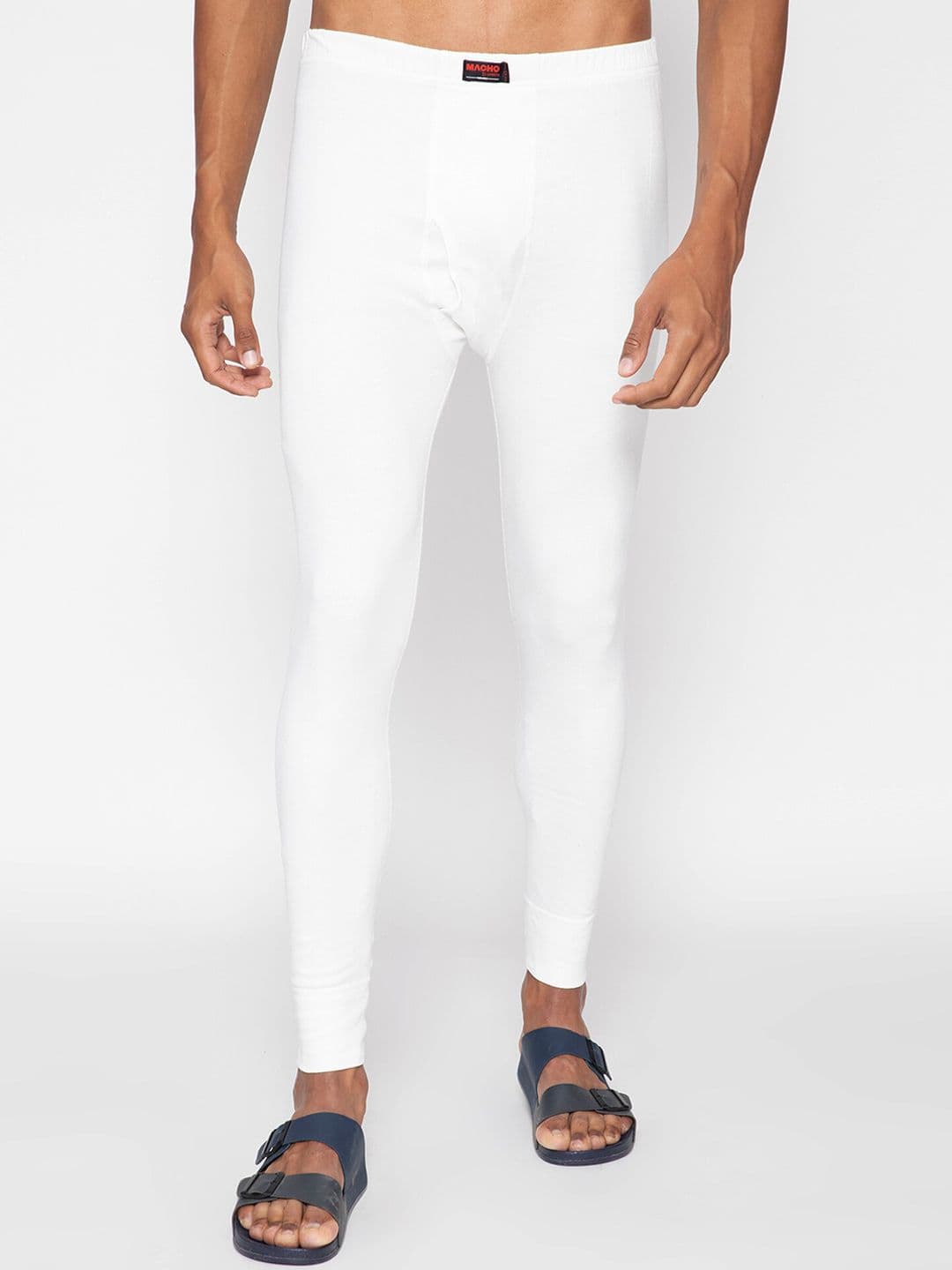 SPORTO Men White Ultima Ultra-Thin Feather-Soft Thermal Bottom - view 1
