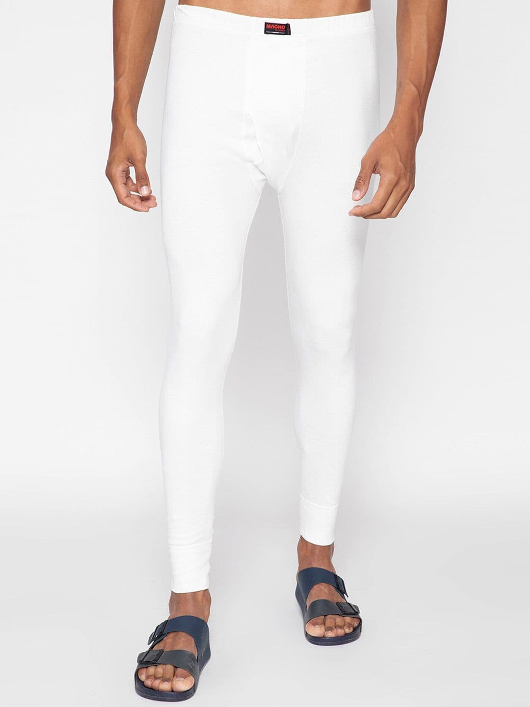 SPORTO Men White Ultima Ultra-Thin Feather-Soft Thermal Bottom - view 1