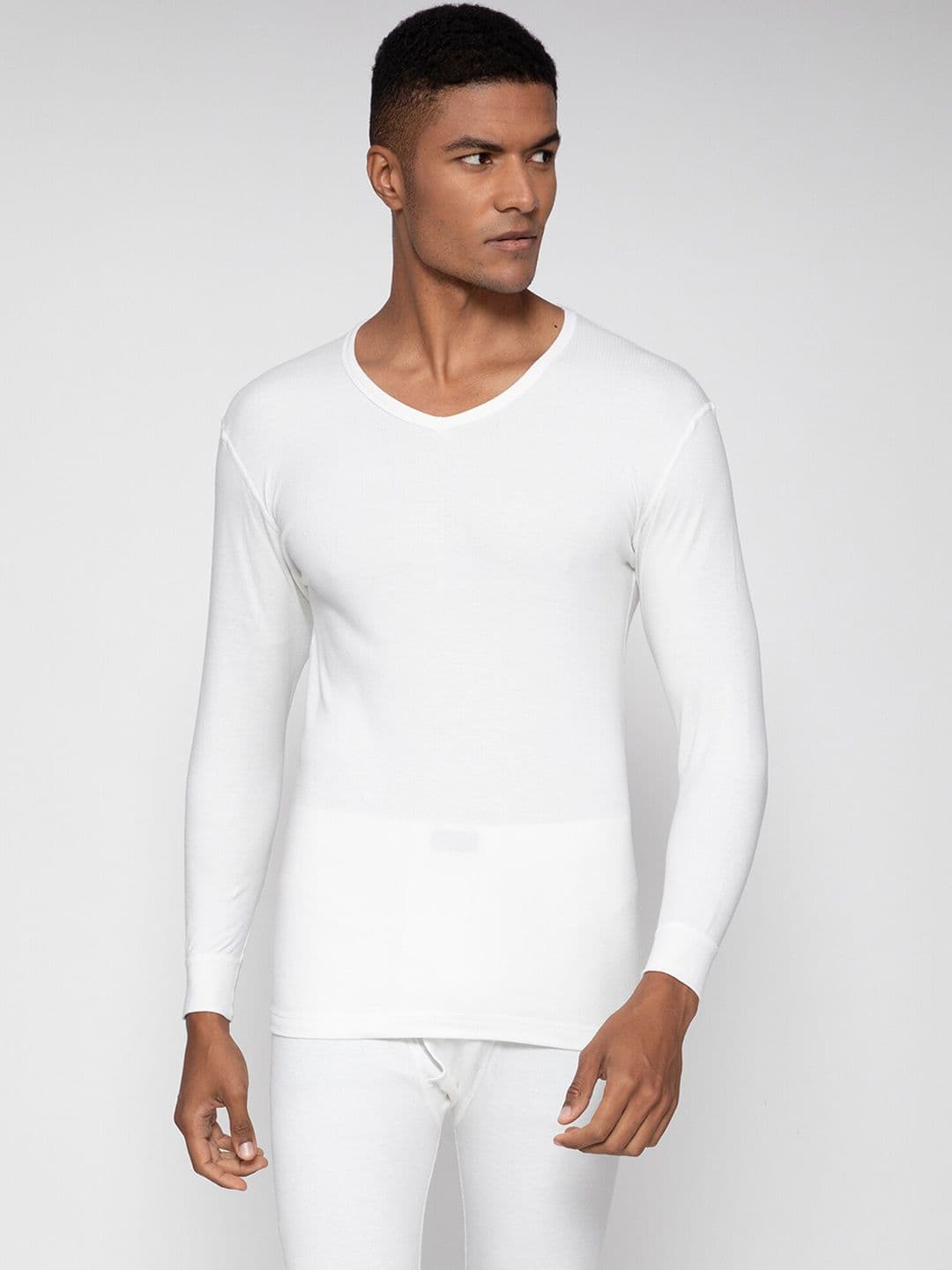 SPORTO Men White Ultima Thermal T-Shirt - view 1