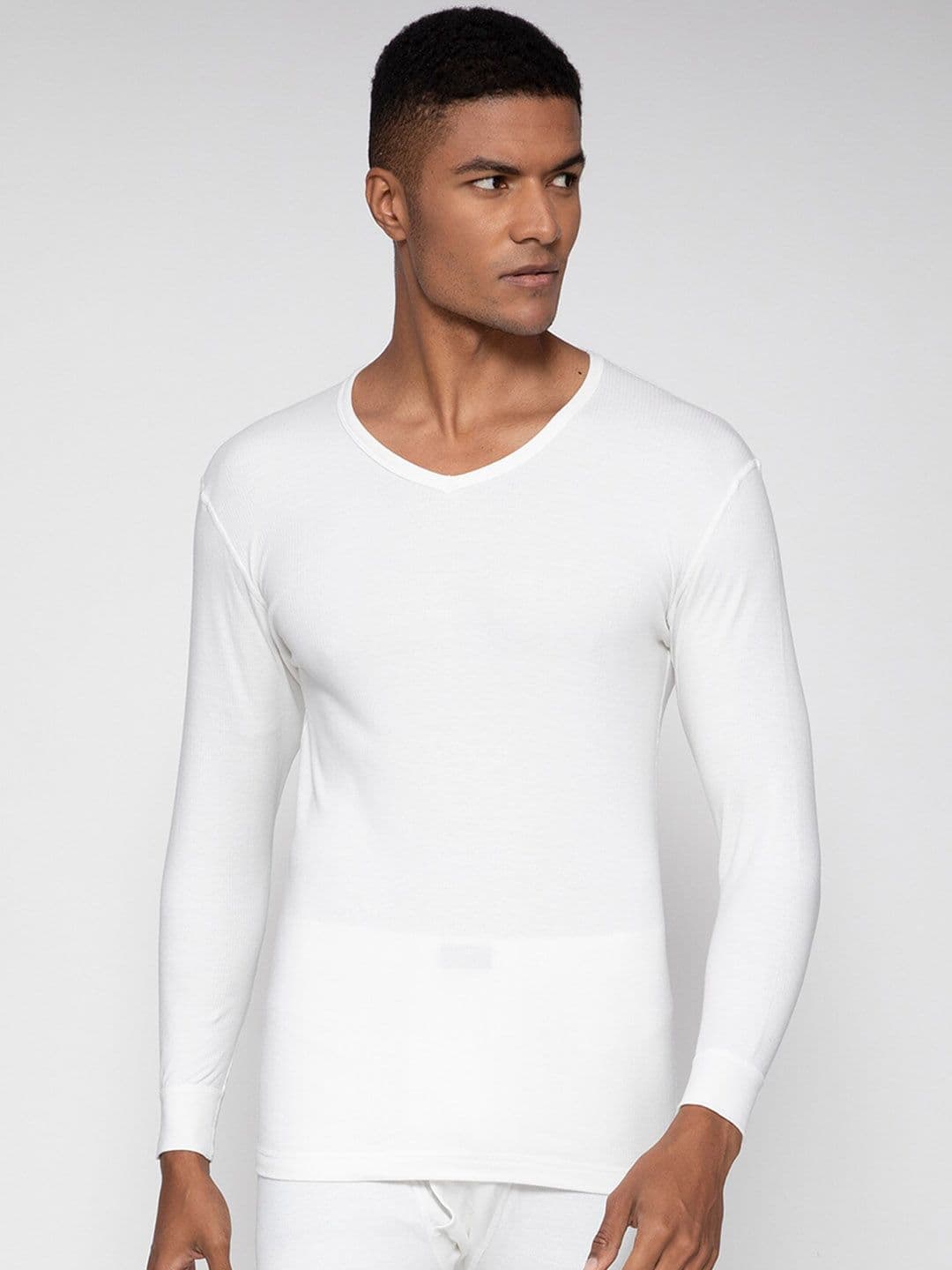 SPORTO Men White Ultima Thermal T-Shirt - view 1