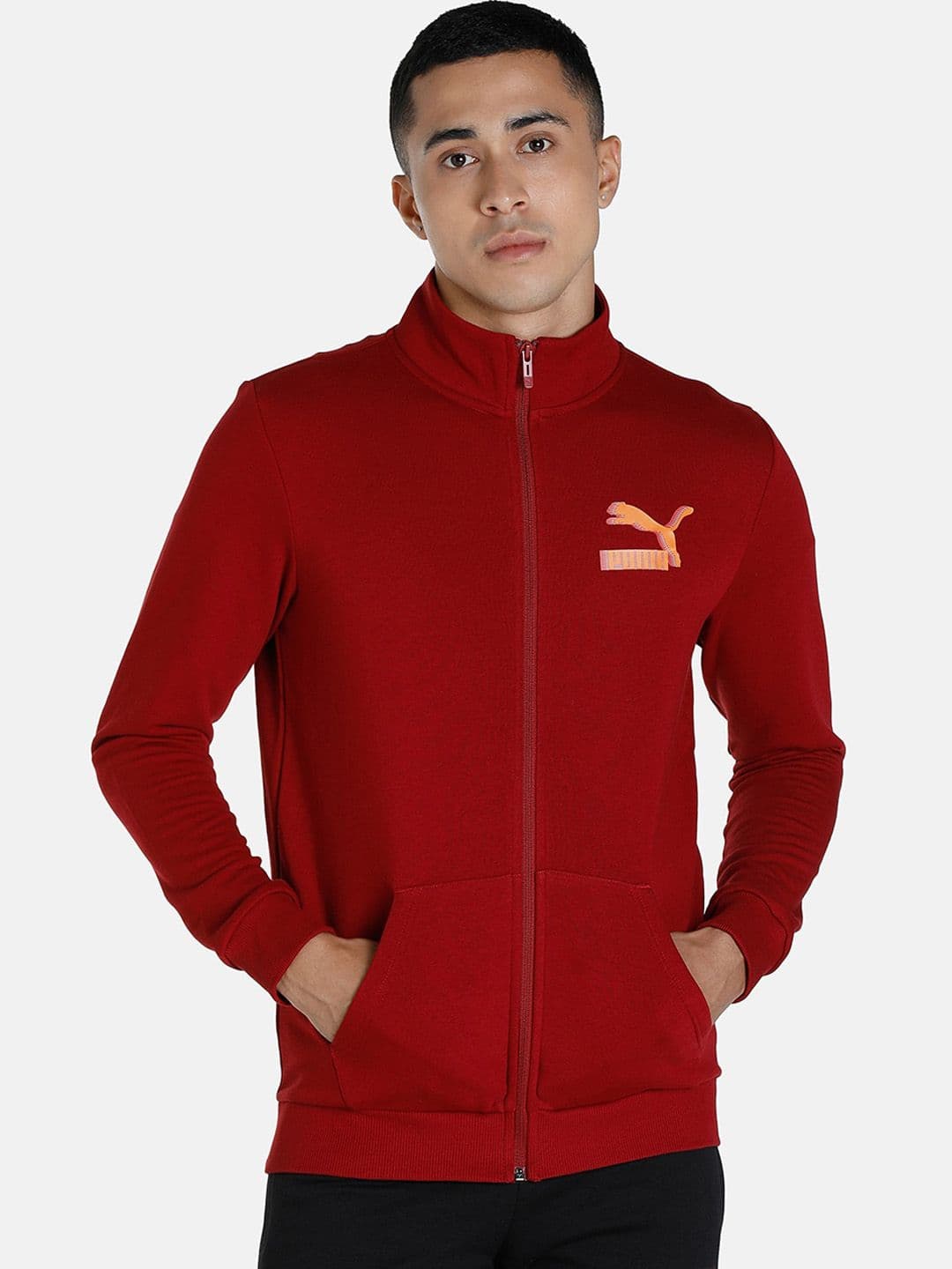 Puma Knitted Multi Logo Men Slim Fit Jacket - view 1