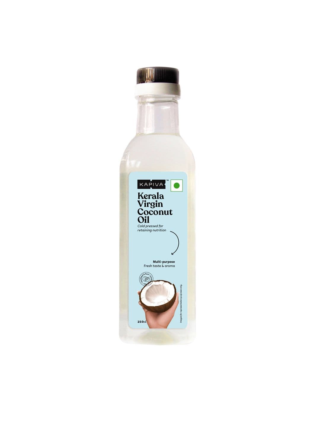 Kapiva Cold-Pressed Extra Virgin Coconut Hair Oil - 250 ml - view 1