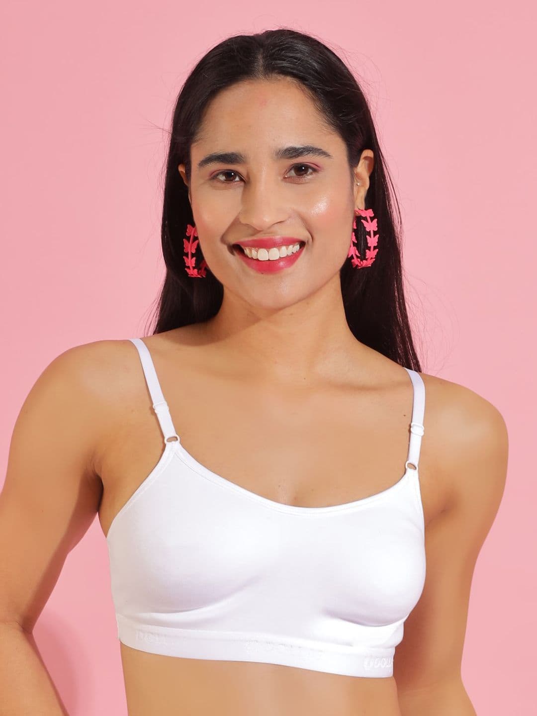 Dollar Missy Pack of 1 Cotton Wire-Free Beginers Bra DBG-4001-R3-WHT-PO1 - view 1