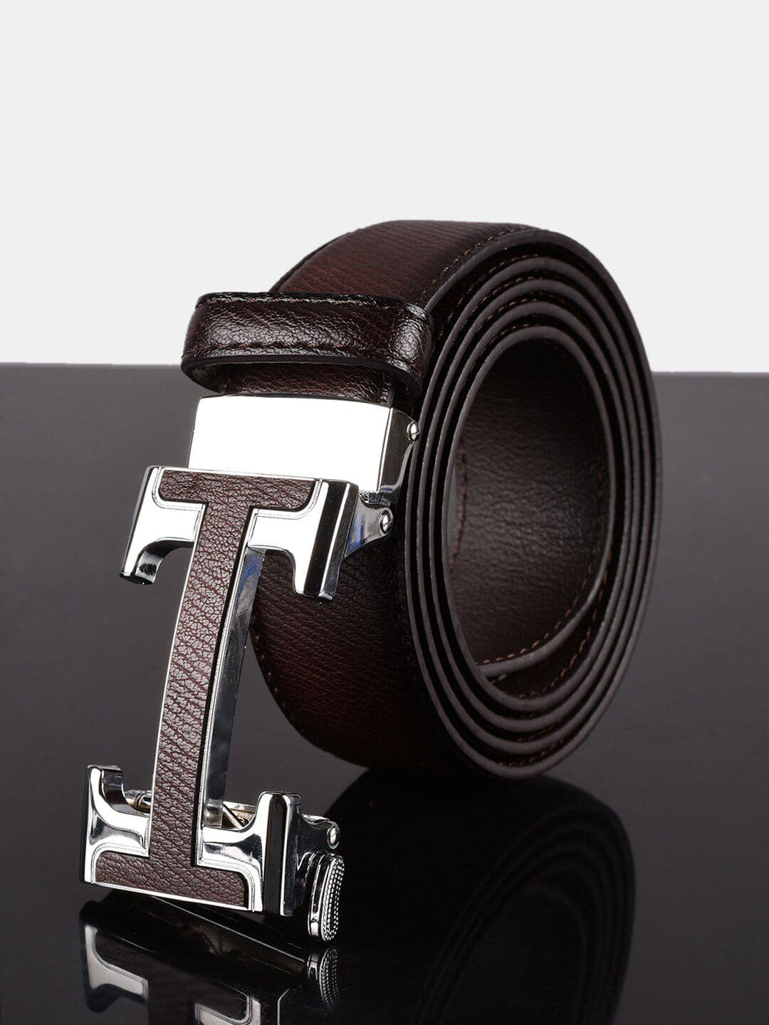 BuckleUp Men Brown PU Belt - view 1