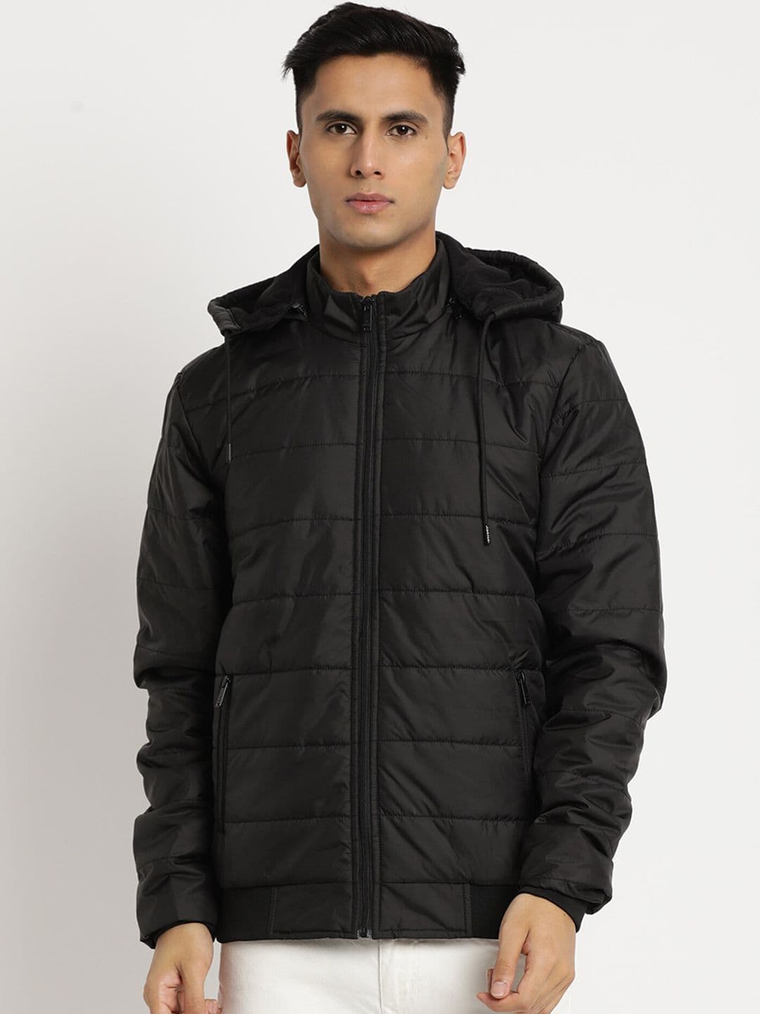 Turtle Men Windcheater Hooded Padded Jacket - view 1