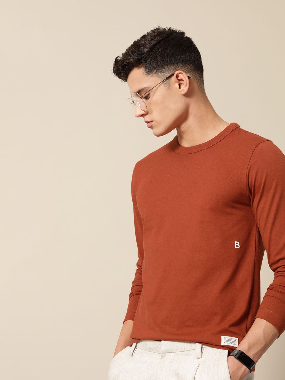 Mr Bowerbird Men Tailored Fit Plan B Full Sleeve T-shirt - view 1