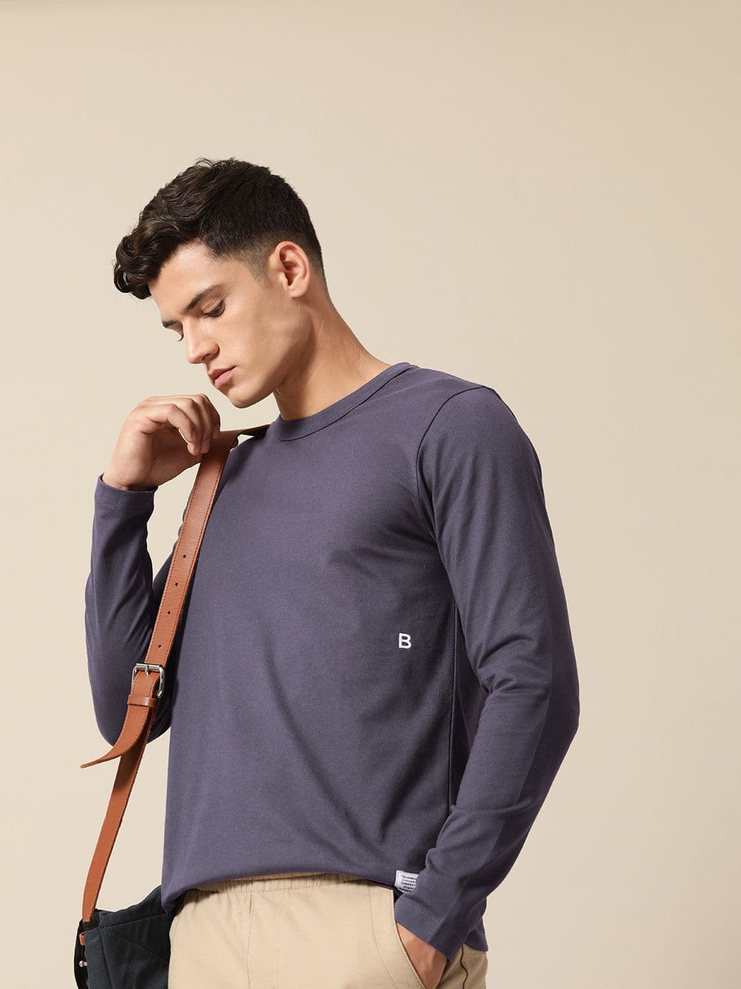 Mr Bowerbird Men Tailored Fit Plan B Full Sleeve T-shirt - view 1