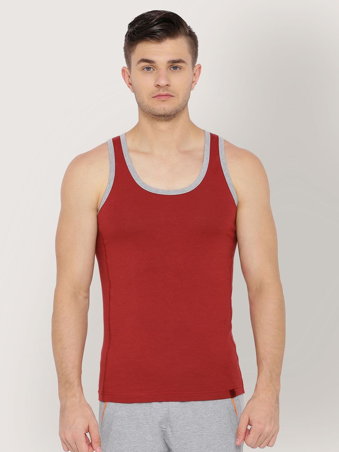 Van Heusen Innerwear Athleisure Cotton Quick Dry Ultra Soft Gym Vest - view 1