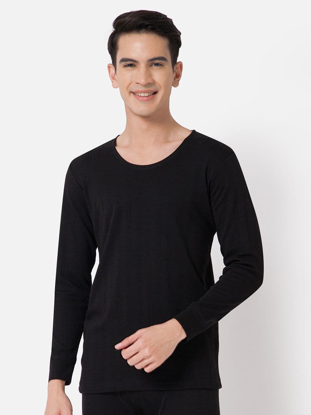 BODYCARE INSIDER Men Self-Design Cotton Knitted Thermal Tops - view 1