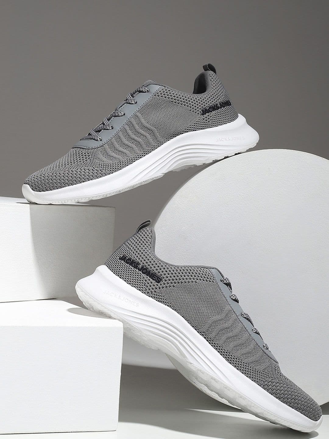Jack & Jones Men Solid Sneakers - view 1