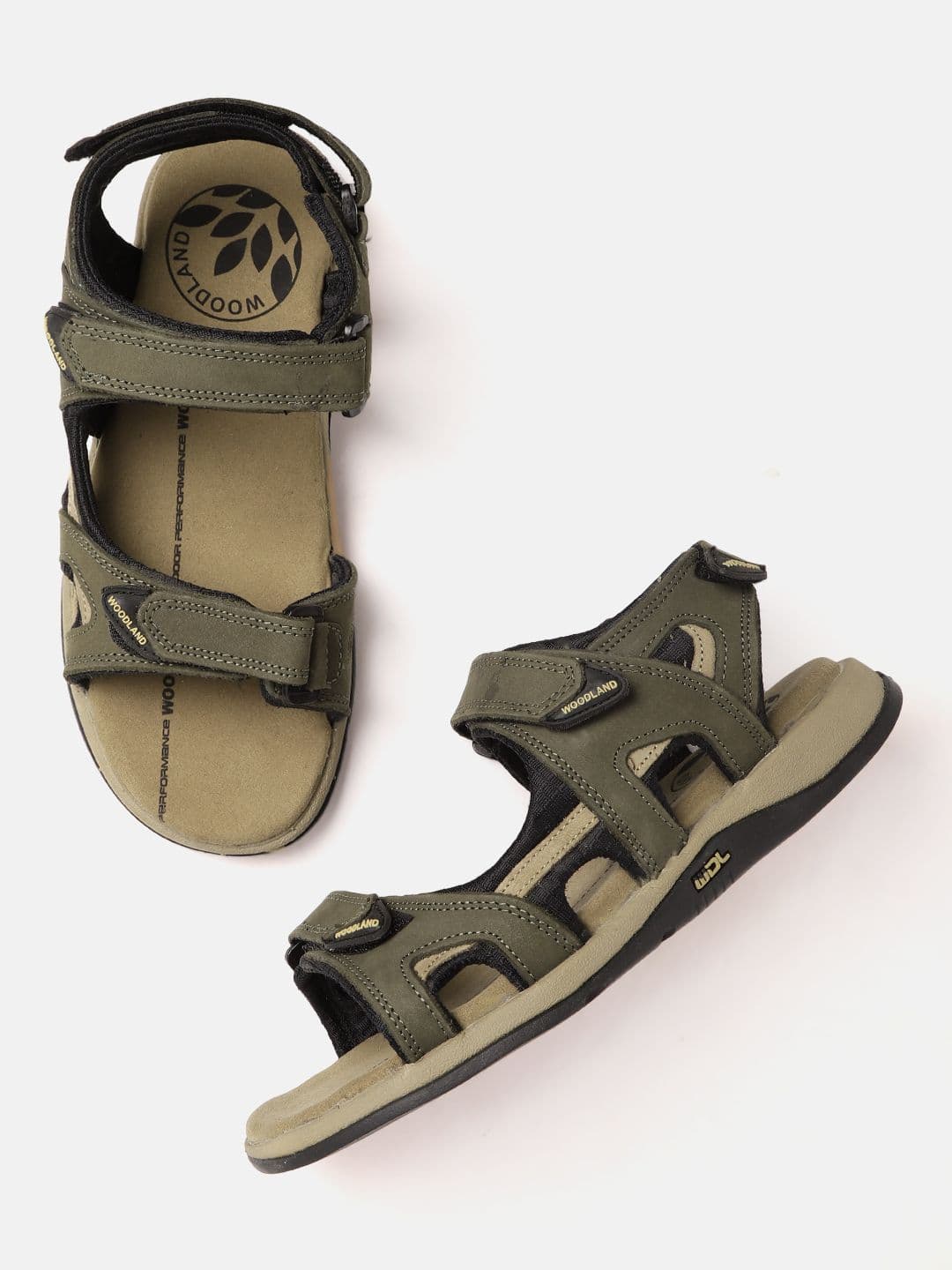 Woodland Men Leather Comfort Sandals - view 1
