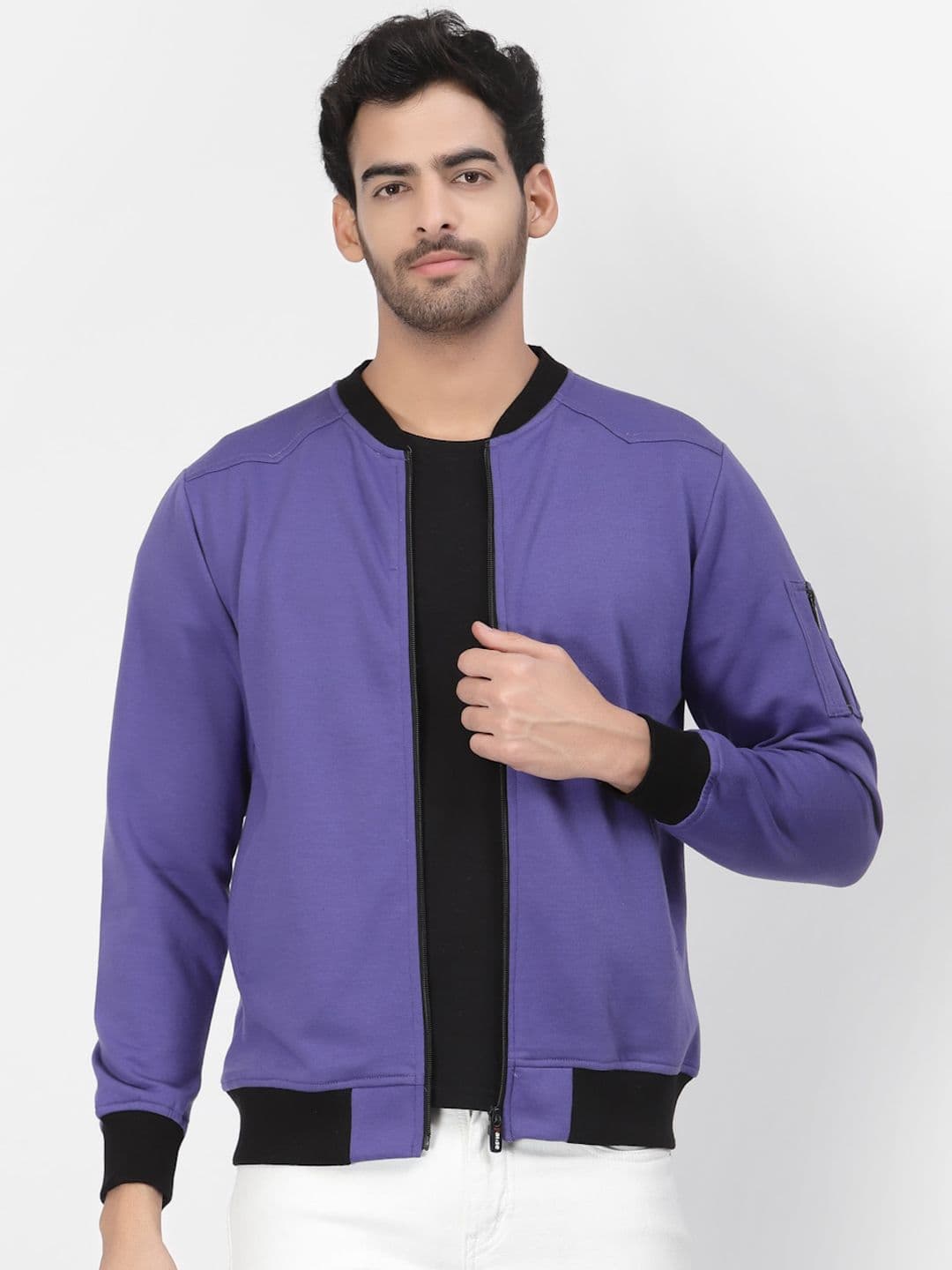 PAUSE SPORT Men Fleece Lightweight Outdoor Bomber Jacket - view 1