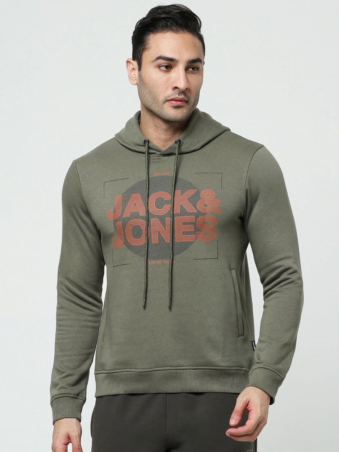 Jack & Jones Men Cotton Printed Sweatshirt - view 1