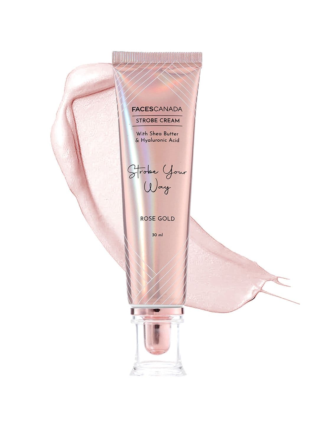 FACES CANADA Strobe Your Way Strobe Cream with Shea Butter & HA 30 ml - Rose Gold - view 1