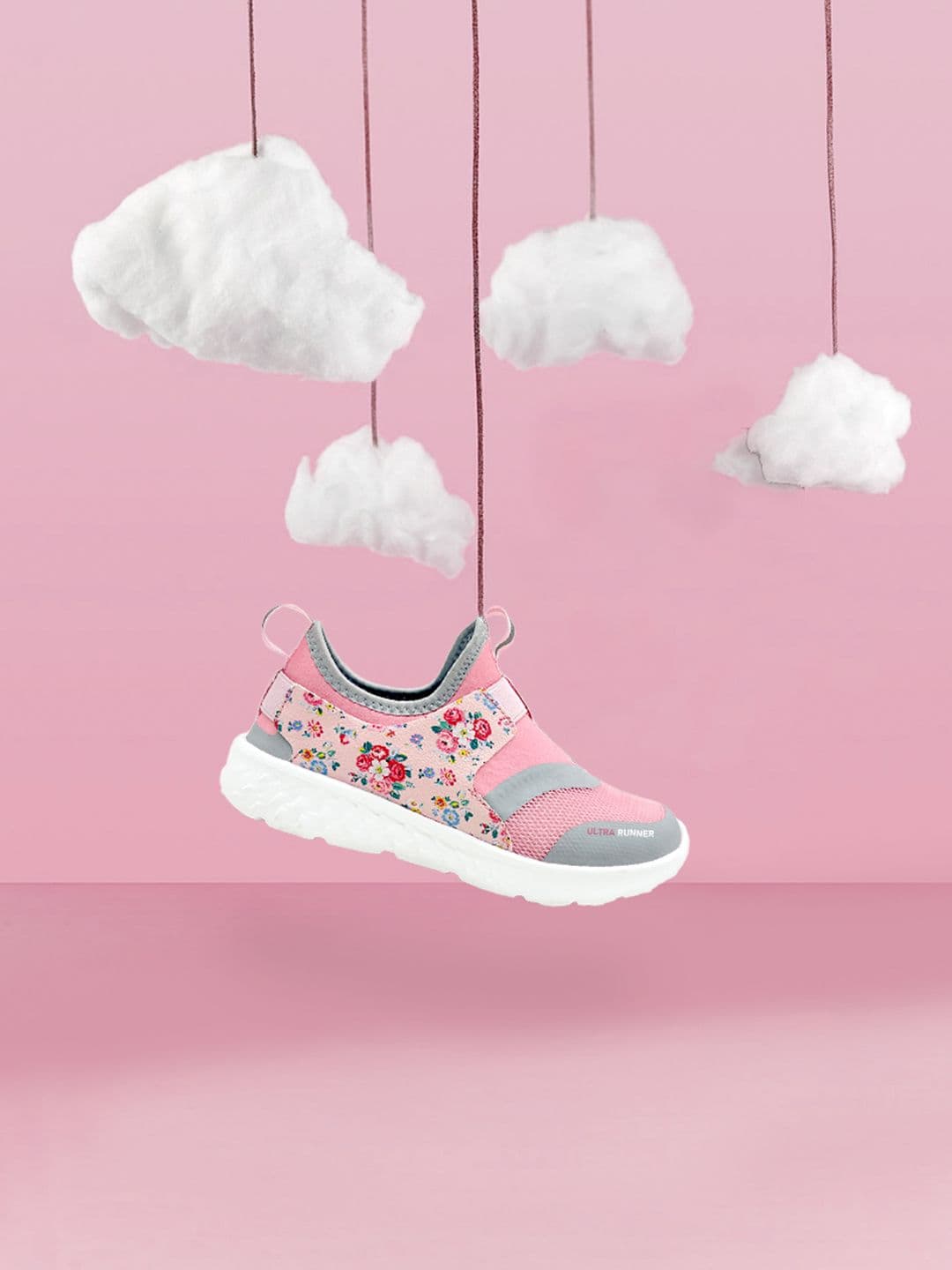 KazarMax Girls Woven Design Lightweight Slip-On Sneakers - view 1