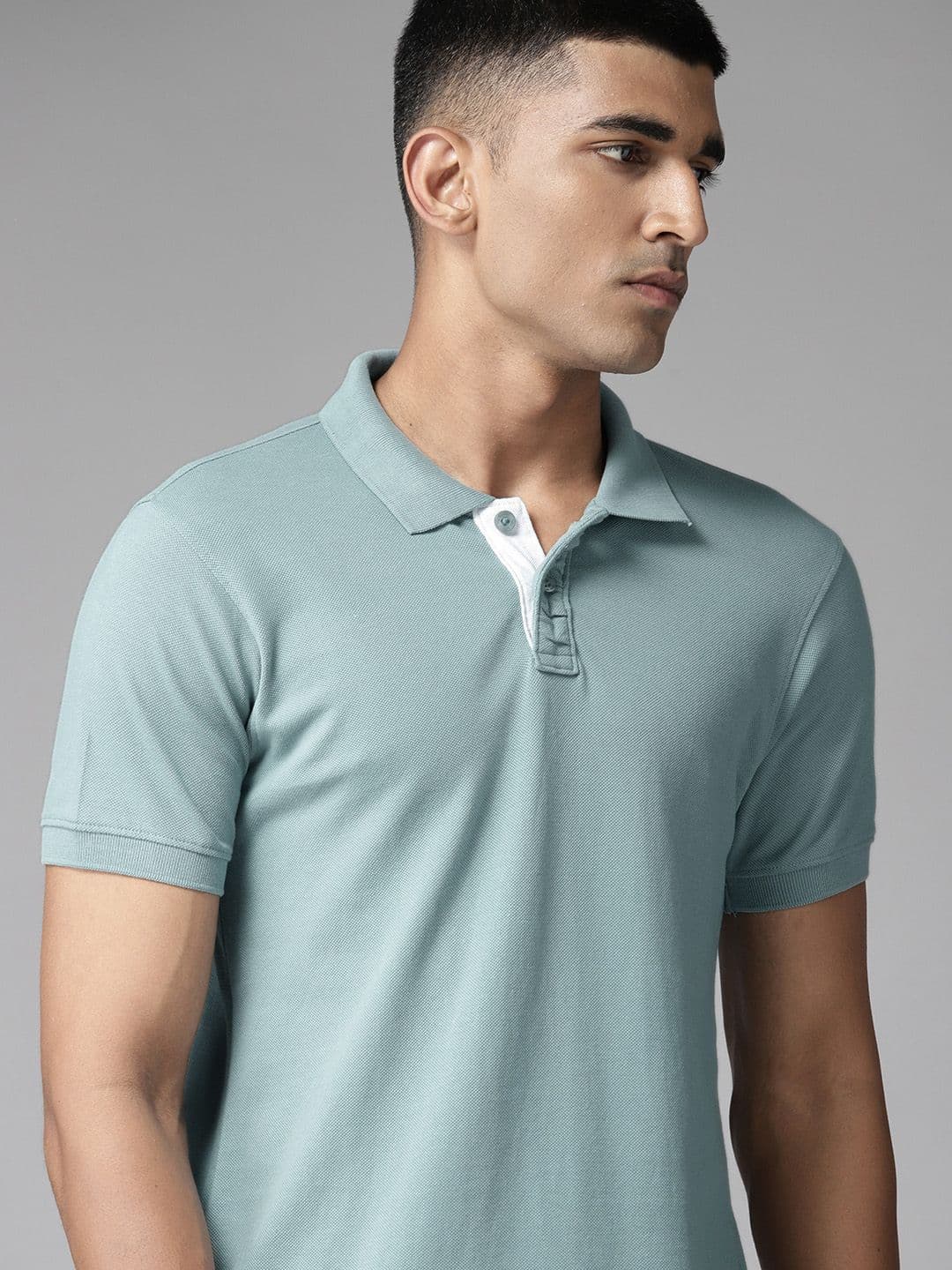 Roadster Polo Collar Pure Cotton T-shirt - view 1