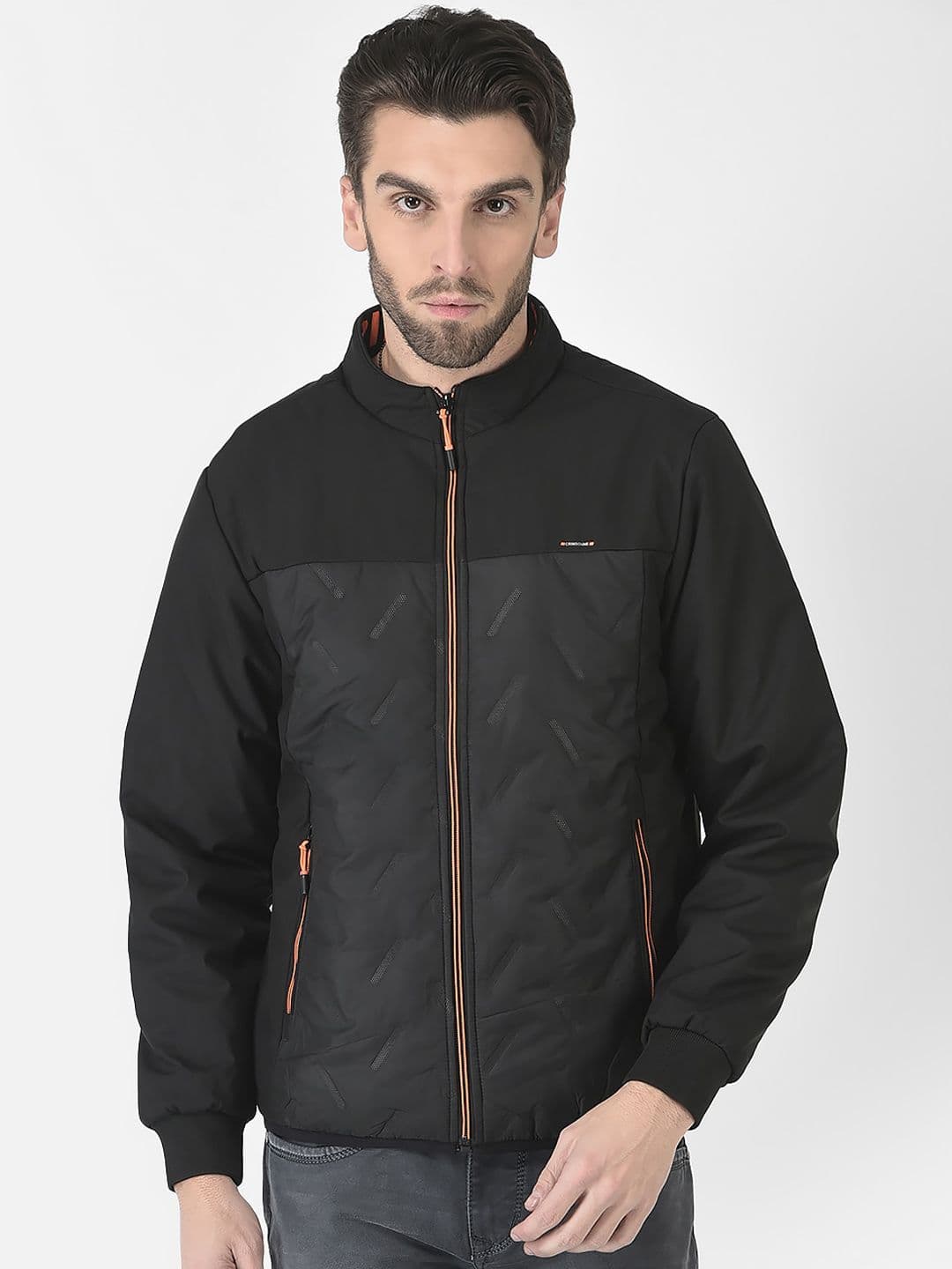Crimsoune Club Men Colourblocked Bomber Jacket - view 1