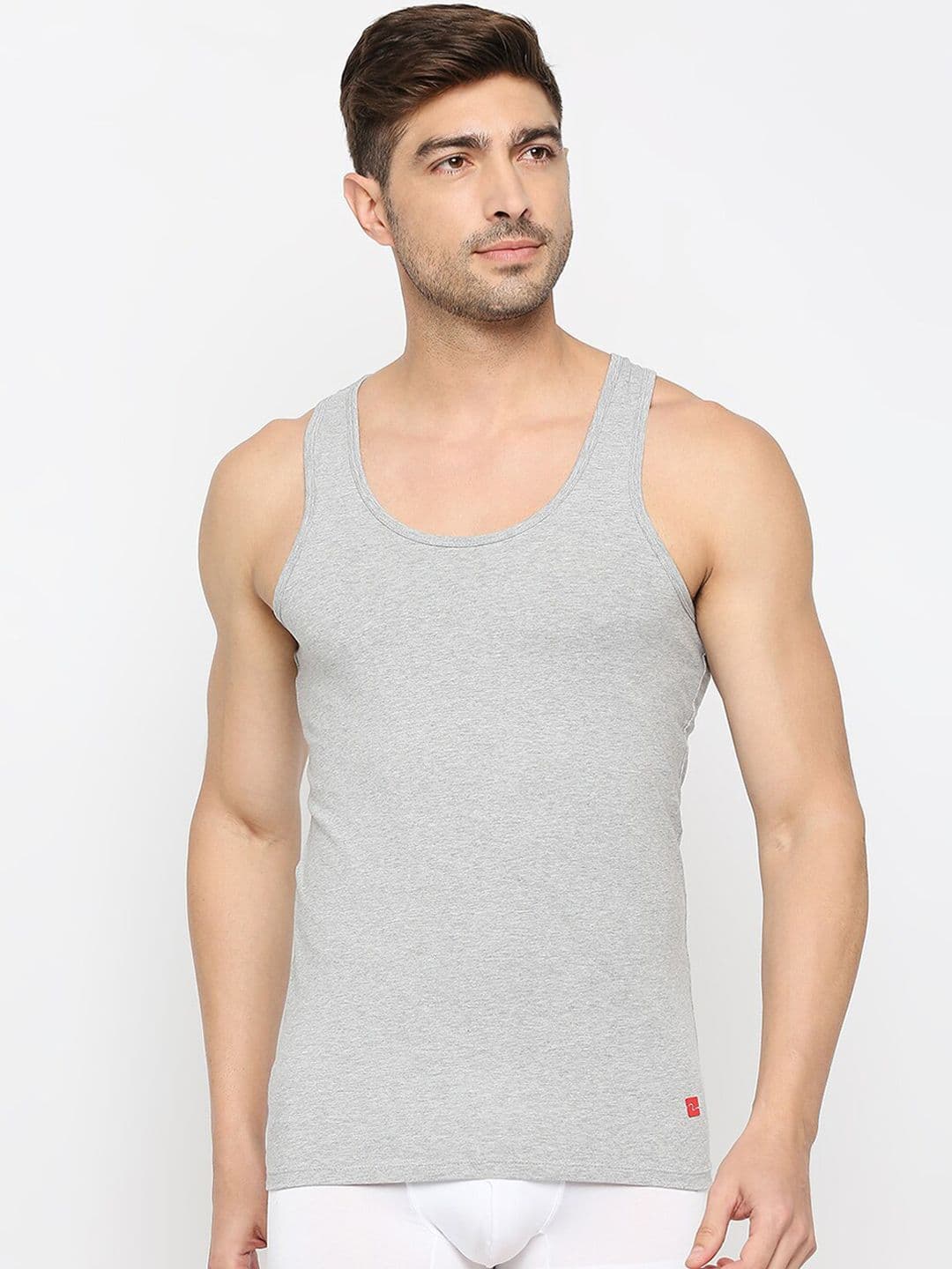 UnderJeans by Spykar Men Basic Innerwear Vest - view 1