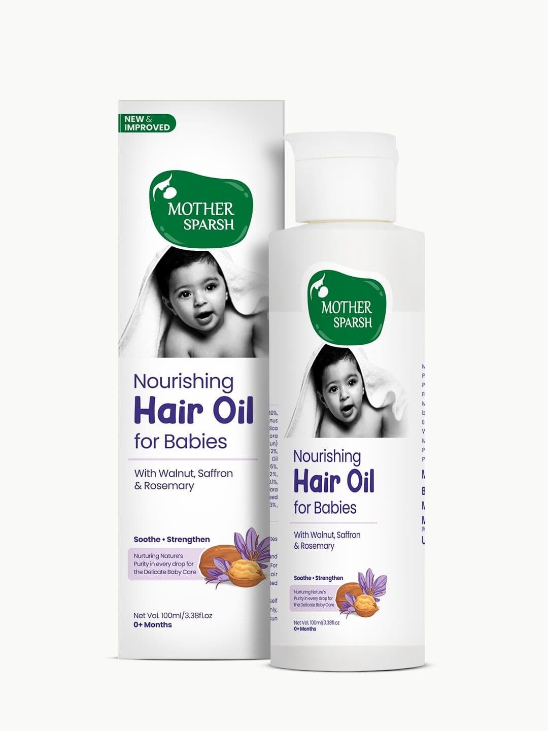 Mother Sparsh Ayurvedic 21 Herbs & Oils Baby Hair Oil - 100 ml - view 1