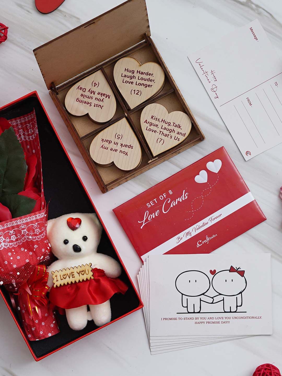 Artisyn Red & Brown 3 Pcs Valentine's Day Gift Set - view 1