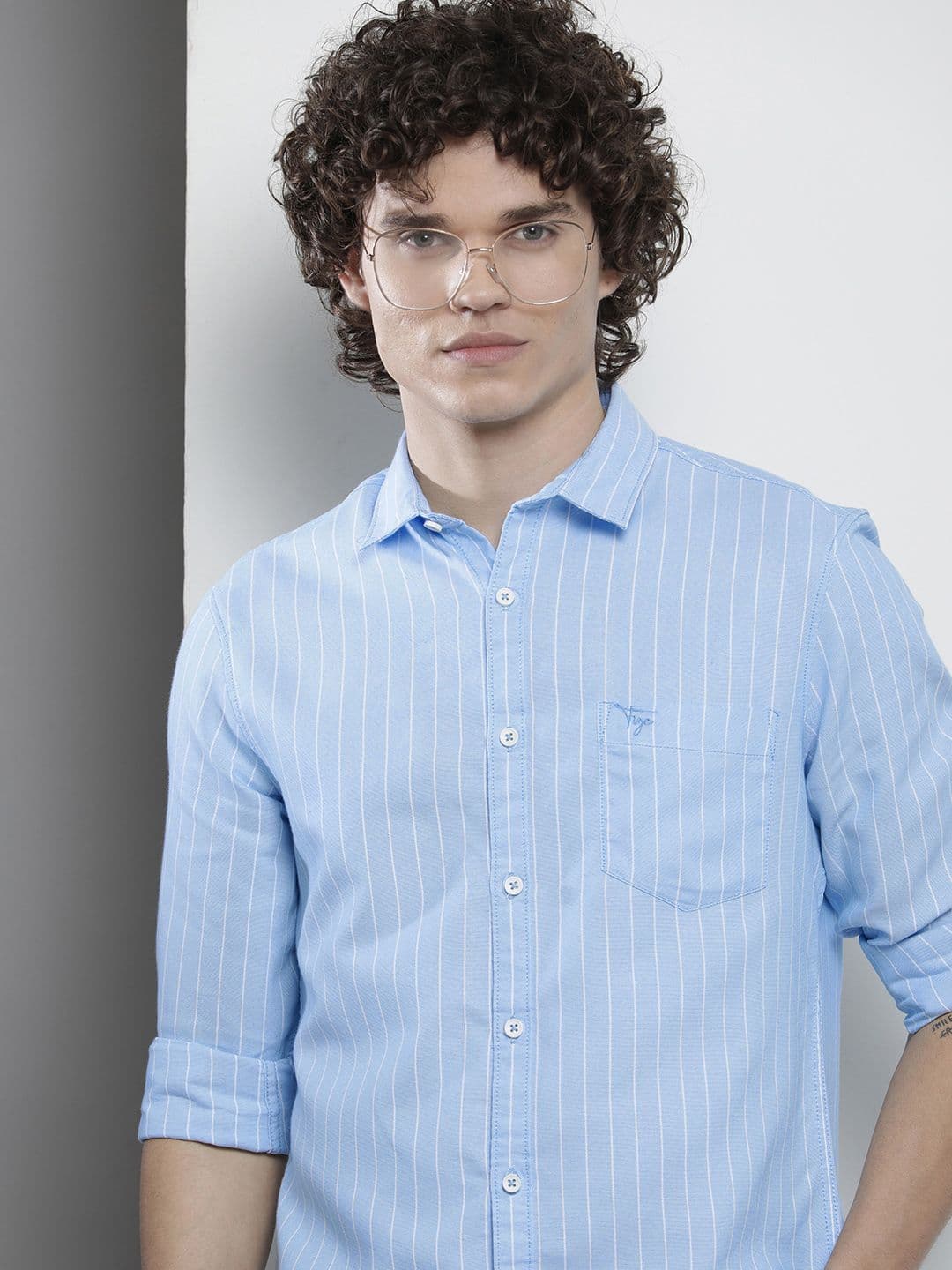 The Indian Garage Co Men Regular Fit Striped Casual Shirt - view 1