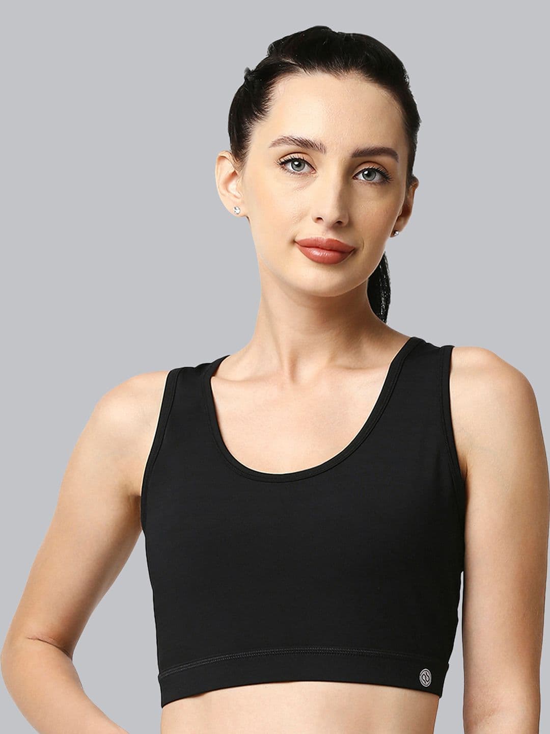 Soie Women Medium Impact Quick Dry Racerback Printed Athleisure Sports Bra - view 1