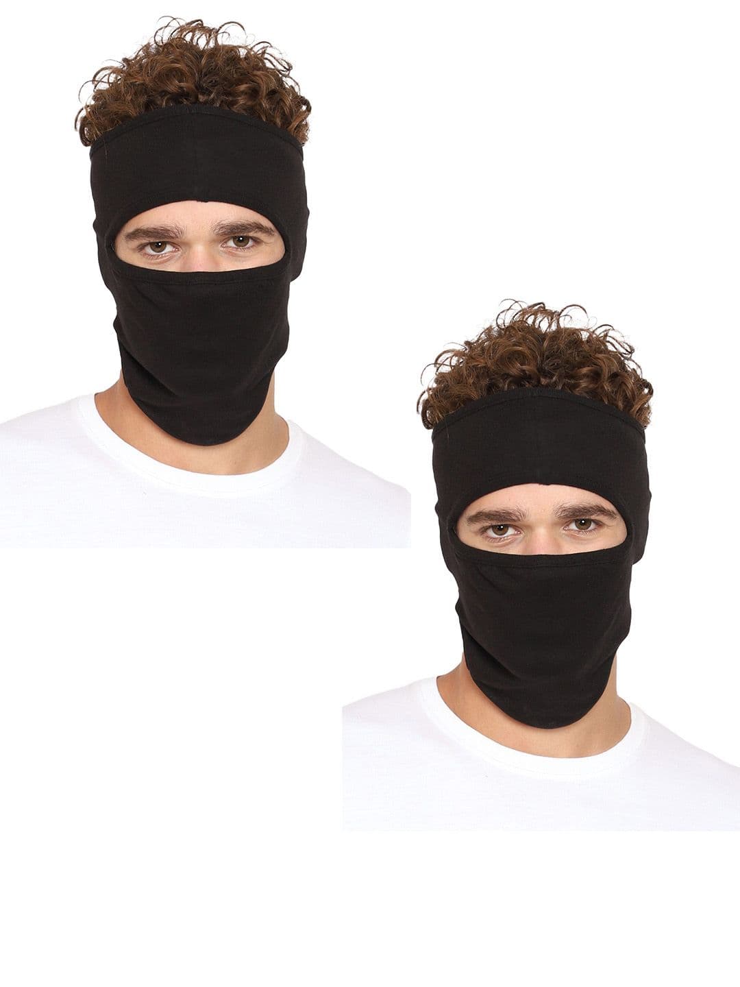 Gajraj Pack Of 2 Cotton Anti Pollution Reusable Adjustable Full Face Masks - view 1