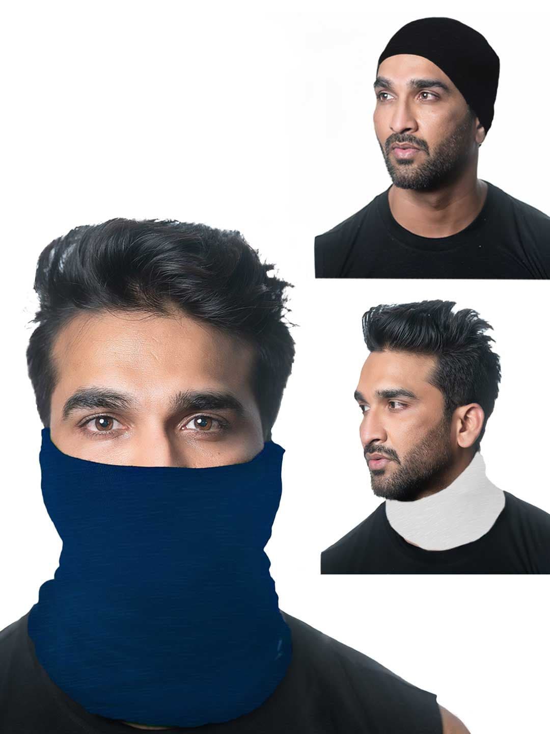 Heelium Unisex Pack of 3 Bamboo Soft Odour-free & Breathable Multipurpose Bandana - view 1