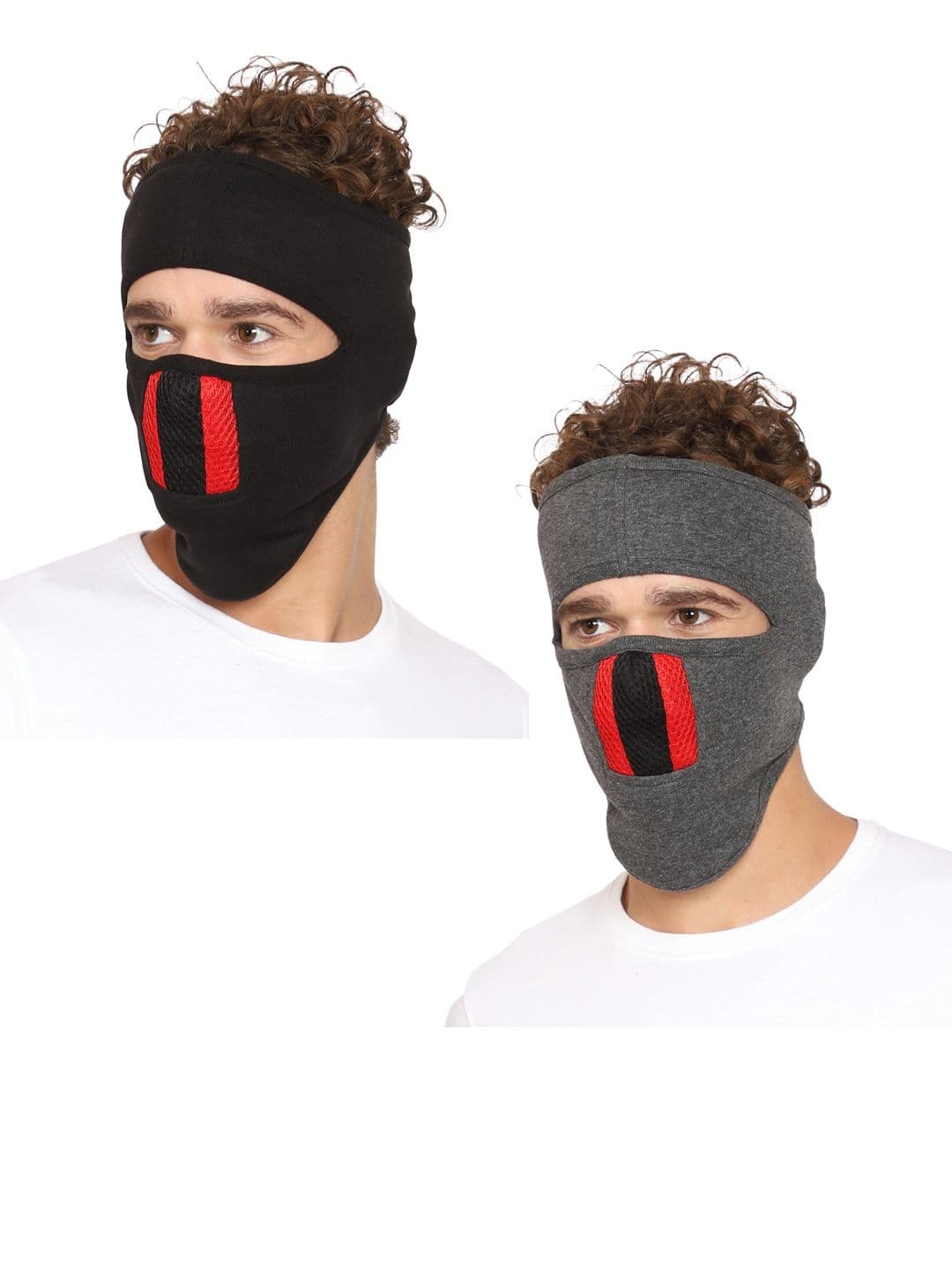 Gajraj Pack Of 2 Single-Ply Anti Pollution Full Face Mask with Air Filter Mesh - view 1