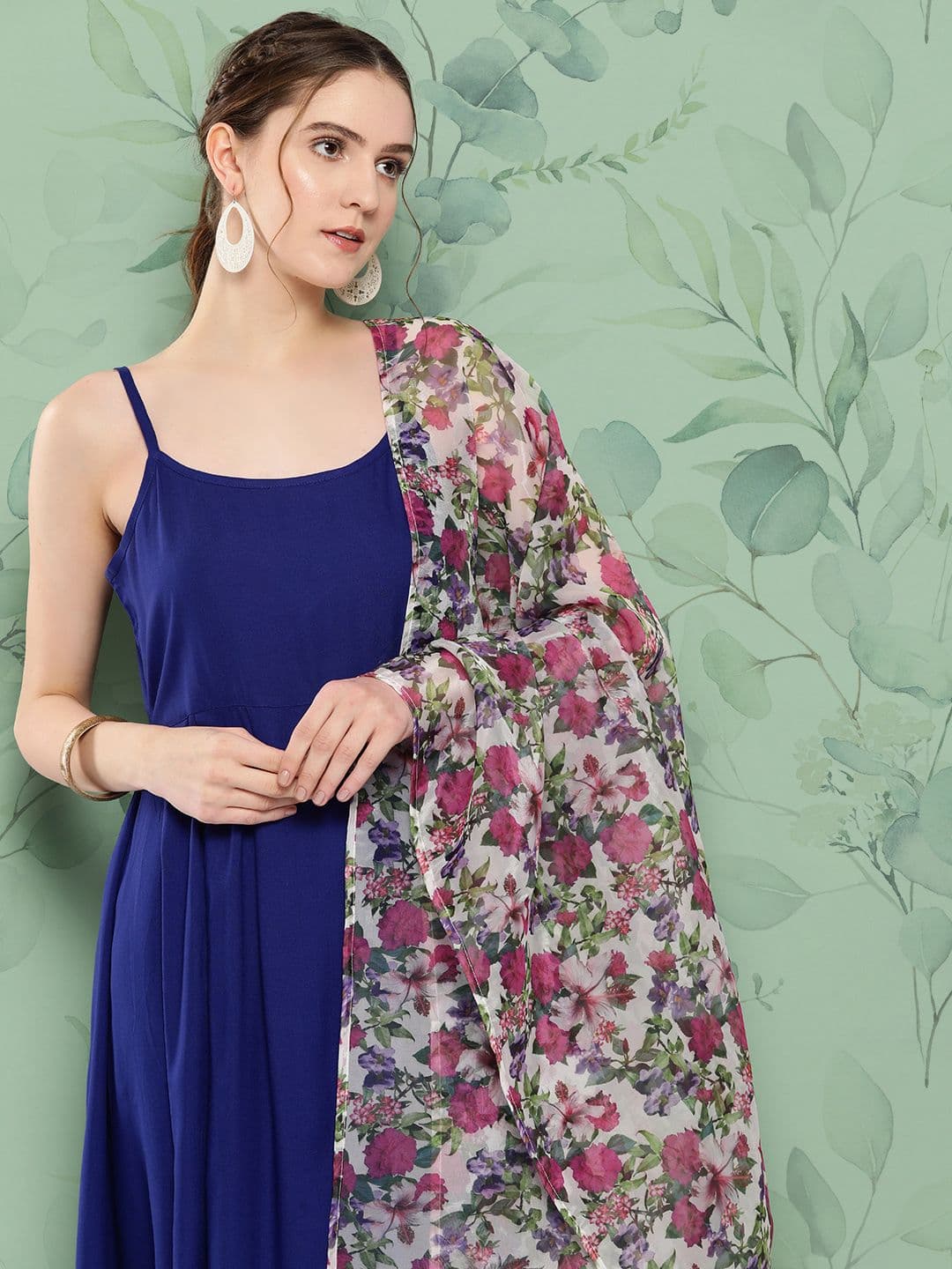 InWeave Kurta With Palazzos & With Dupatta - view 1