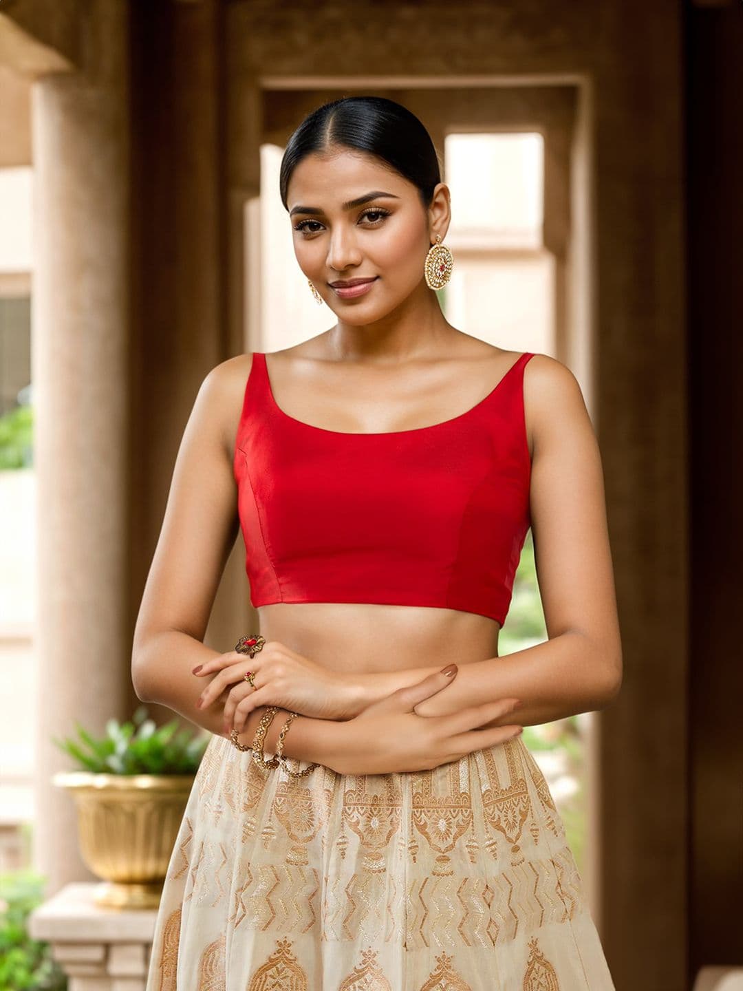 Soch Sleeveless Saree Blouse - view 1