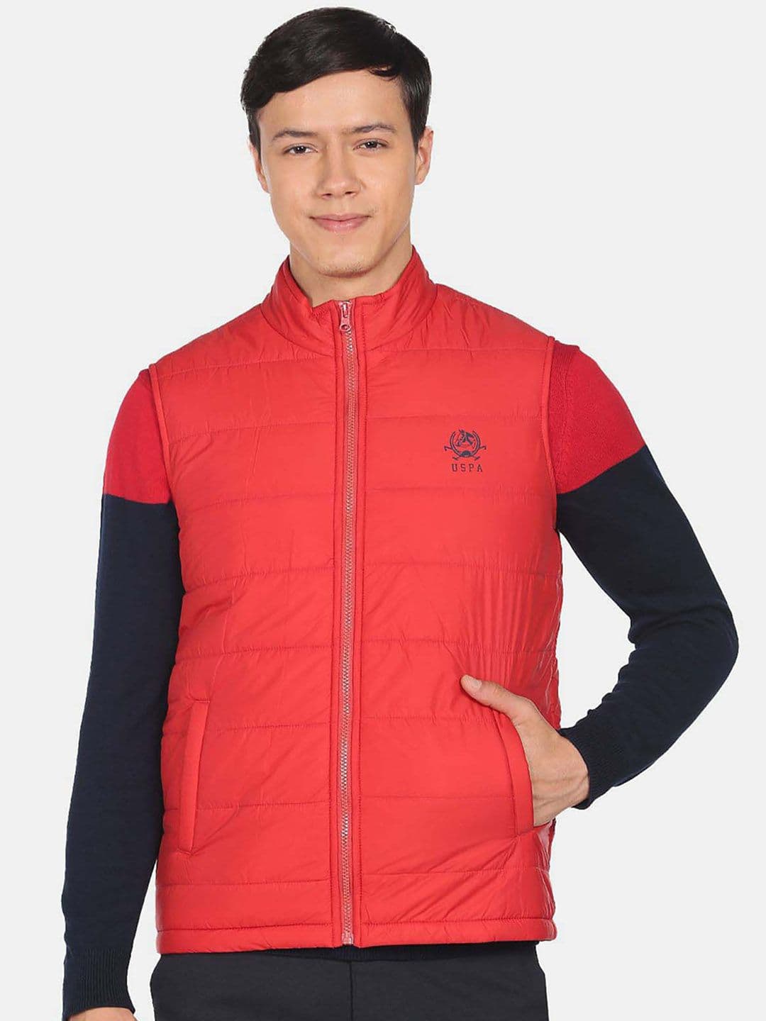 U.S. Polo Assn. Men Mock Collar Padded Jacket - view 1