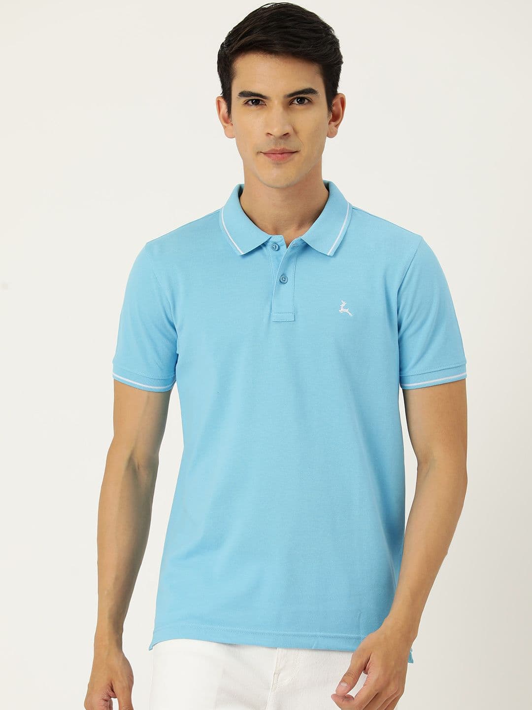 Parx Men Solid Polo Collar T-shirt - view 1