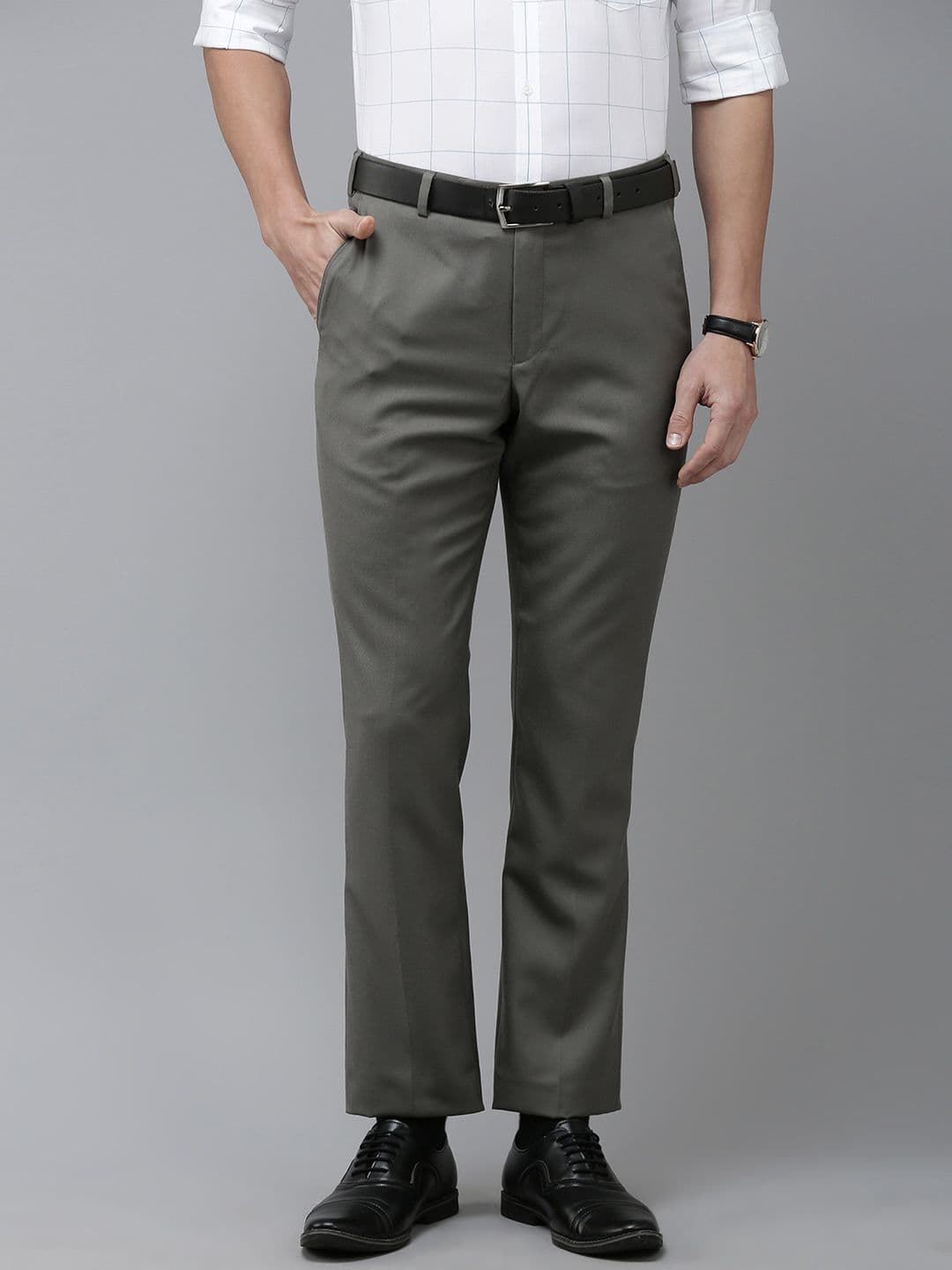 Park Avenue Men Mid-Rise Formal Trousers - view 1