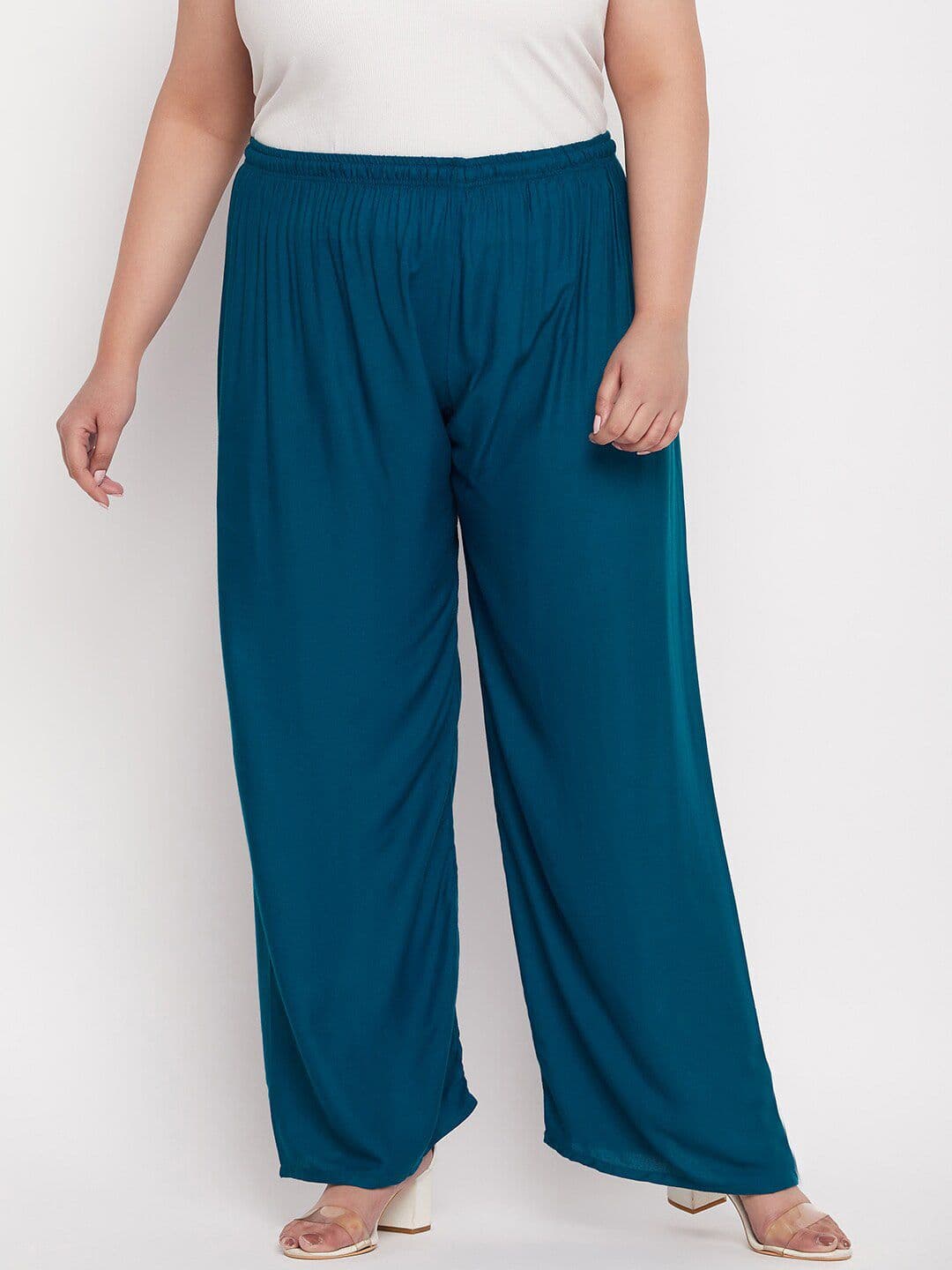 Clora Creation Plus Size Women Wide Leg Palazzos - view 1
