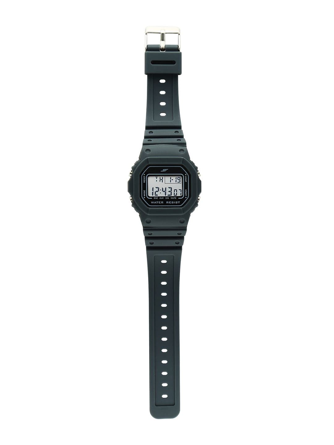 Sonata Sf Hexa Digital With Grey Strap Unisex Watch - 77122pp01 - view 1