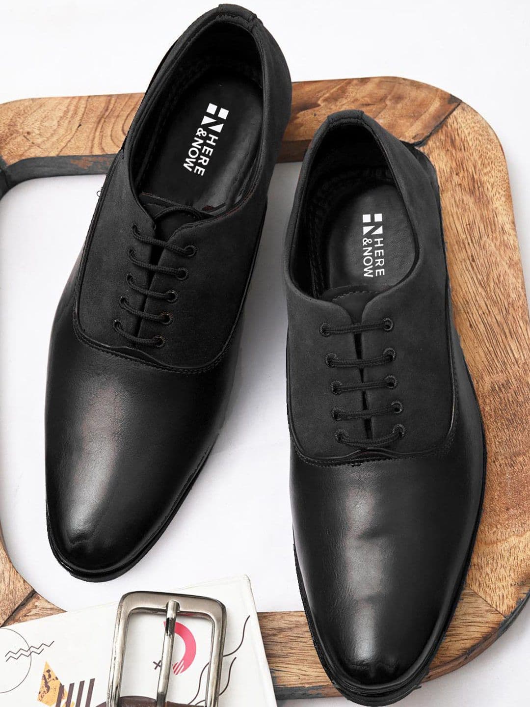 HERE&NOW Men Lace-Up Formal Oxfords - view 1