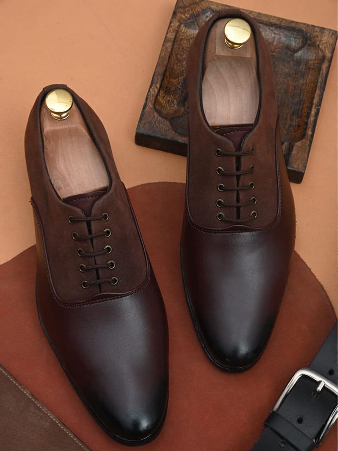 HERE&NOW Men Lace-Up Formal Oxfords - view 1
