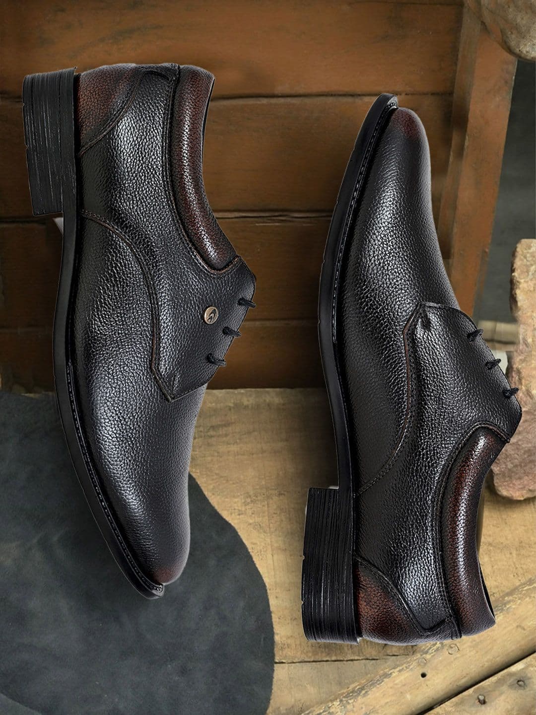 Allen Cooper Men Leather Formal Derbys - view 1