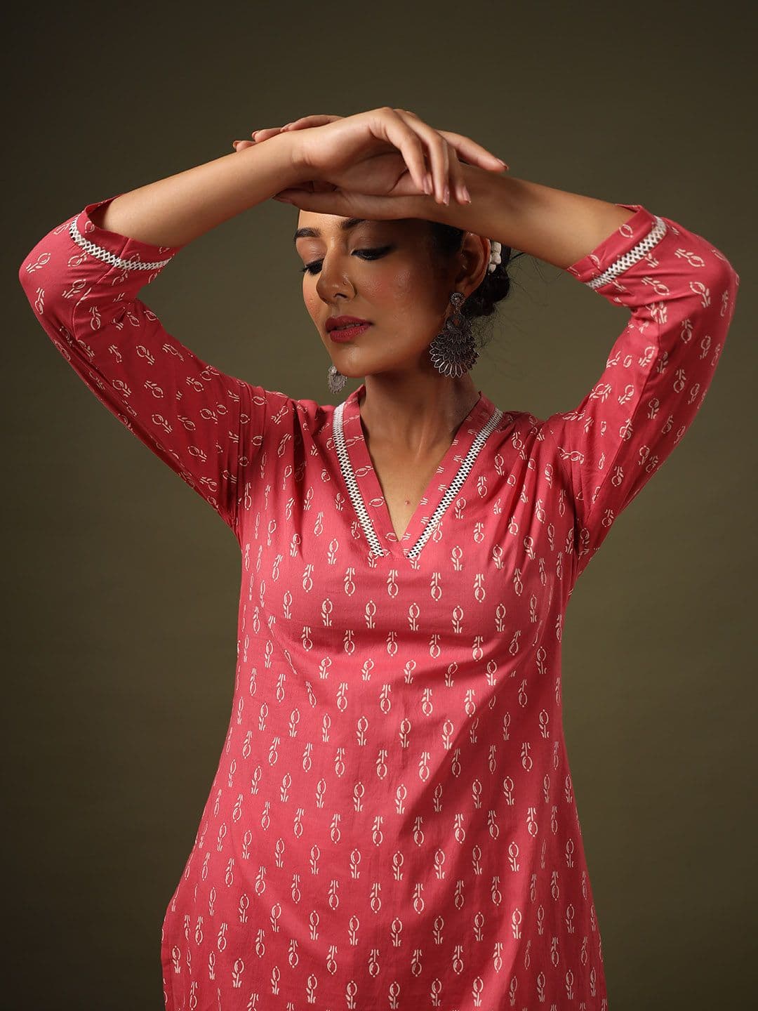 anayna Ethnic Motifs Printed Kurta - view 1