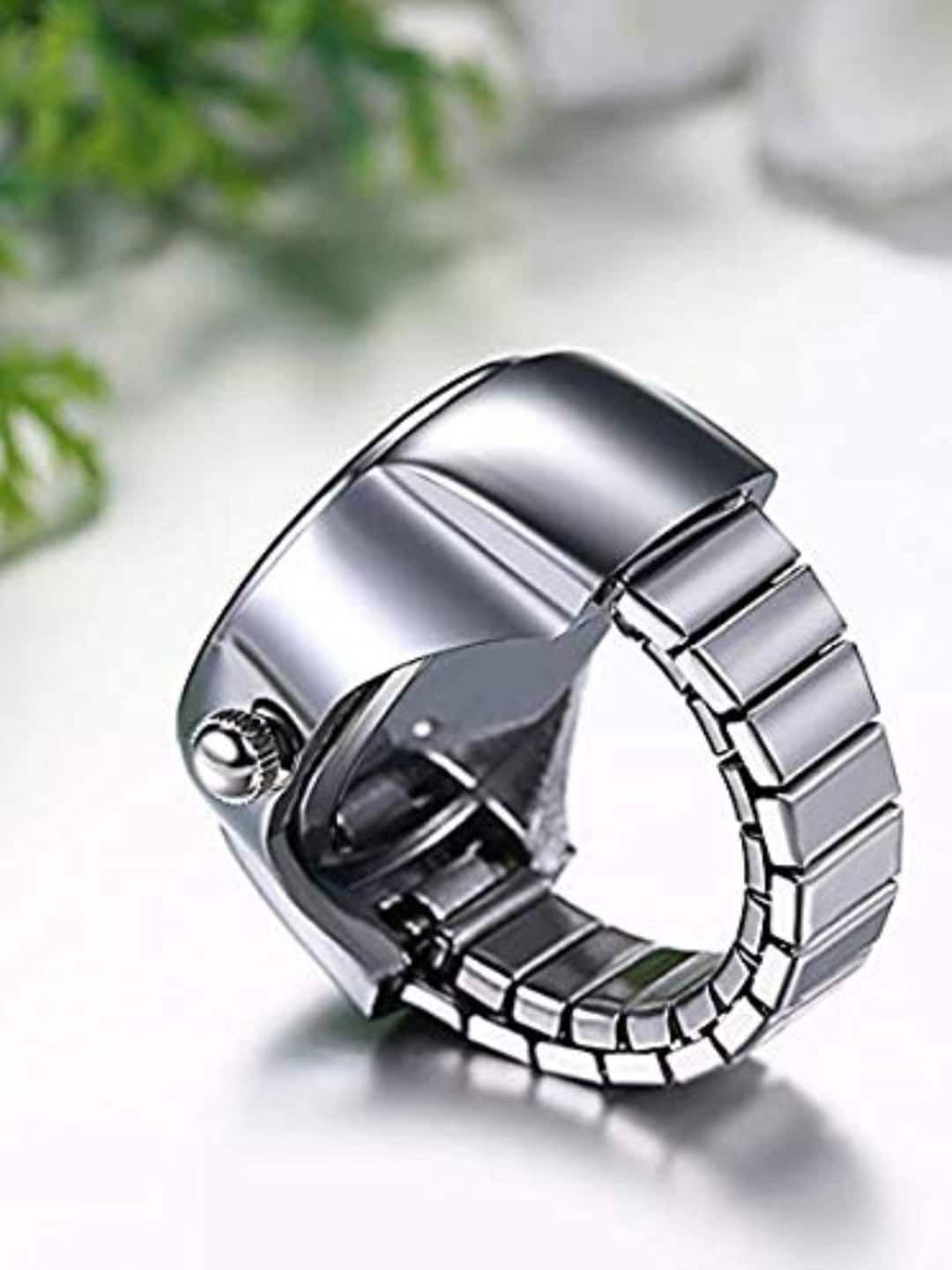 YouBella Silver-Plated Adjustable Watch Finger Ring - view 1