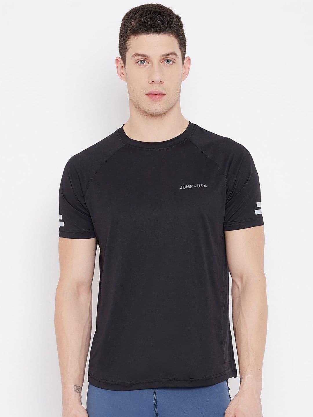 JUMP USA Regular Fit Raglan Sleeves Running T-Shirt - view 1