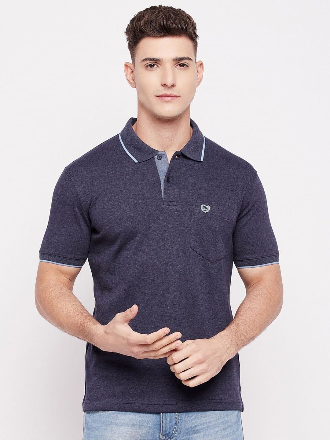 Duke Polo Collar Cotton T-shirt - view 1