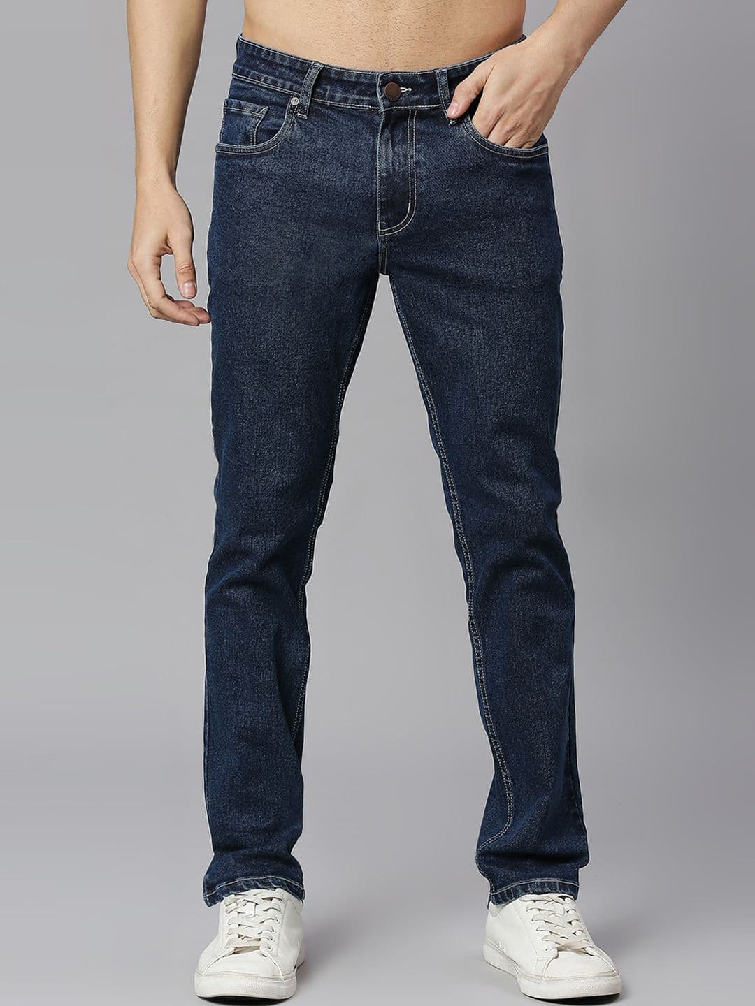 HERE&NOW Men Smart Slim Fit Stretchable Jeans - view 1