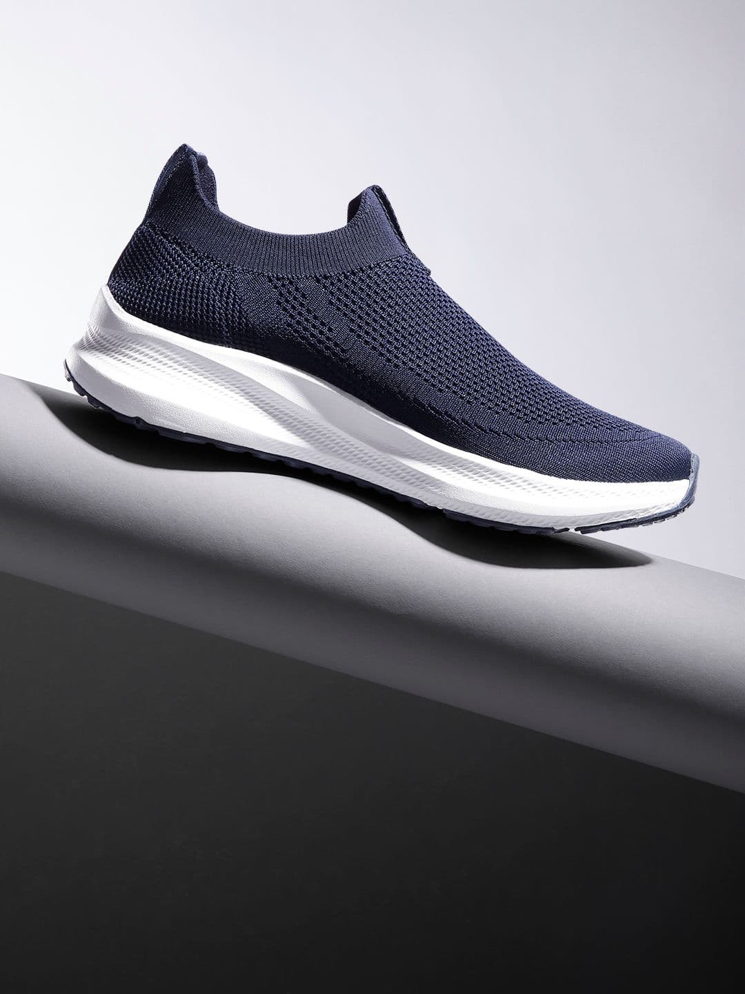 WROGN Men Woven Design Slip-On Sneakers - view 1
