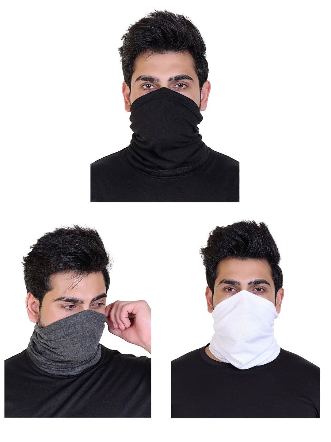 Gajraj Pack Of 3 Breathable Moisture Wicking Bandana Headband - view 1