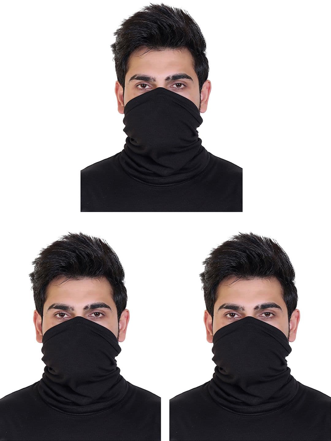 Gajraj Pack Of 3 Breathable Moisture Wicking Bandana Headband - view 1